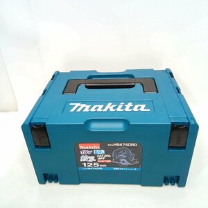 【9304-012】Makita マキタ 18V 125mm 充電式マルノコ HS474DRG 青・本体＋ケース バッテリー１個 (BL1860B) 充電器