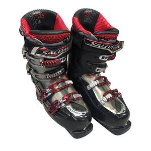 A1140 SALOMON MISSION RS 7 ENERGYZER RS 80 サロモン スキーブーツ 26/26.5cm 306mm ブラック レッド 直接引取可 石狩市