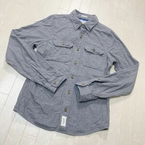 3984☆ Abercombie&Fitch アバクロンビー&フィッチ トップス 長袖シャツ フランネル カジュアル メンズ S グレー