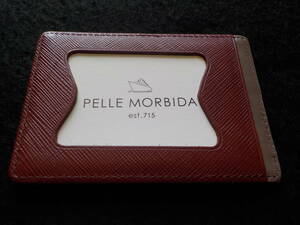 ★未使用★本革製★PELLE MORBIDA★ペッレ モルビダ★パスケース★Barca PMO-BA107★Wine★