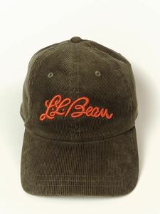 【todd snyder】L.L.Bean cap コーデュロイ キャップ 筆記体ロゴ トッドスナイダー 別注 エルエルビーン