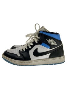 NIKE◆AIR JORDAN 1 MID_エア ジョーダン 1 ミッド/26.5cm/WHT