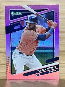 2021 Donruss ヨルダン・アルバレス Yordan Alvarez Pink Parallel #174