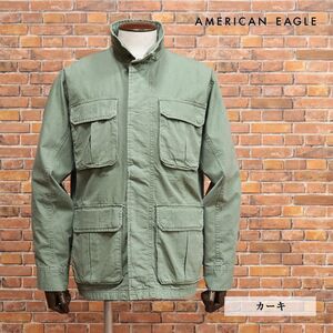 1円/秋冬/AMERICAN EAGLE/Mサイズ/M-65ブルゾン 2101-1517 丈夫◎ リップストップ ガーメントダイ ワイルド 新品/カーキ/jb165/