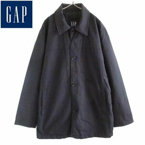 00s OLD GAP オールド ギャップ ハーフ コート XL 濃紺系 Tバック ジャケット コットン ナイロン ビンテージ D149-18-0119ZV