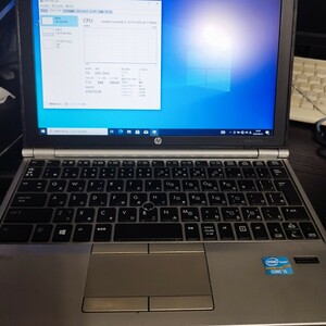 win10 HP EliteBook 2170p/CT 第三世代 Core i5 SSD換装 無線LAN Bluetooth内蔵 ACアダプタ付属