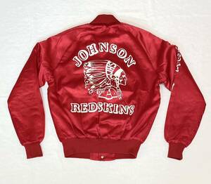 ★80s NASCO REDSKINS ナイロンスタジャン 中綿タイプ Size18(S相当) USA製 ビンテージ★