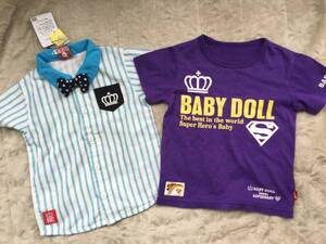 新品♪ベビードール♪BABYDOLL♪半袖シャツ2枚セット♪送1８５円★