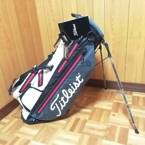 ◆◇タイトリスト【Titleist スタンドキャディバッグ】グレー／ホワイト 新品◇◆