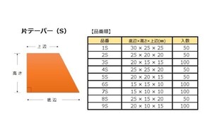 木目地棒(4S×2m)，1箱50本入