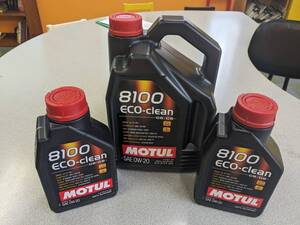 MOTUL モチュール8100エコクリーンEco-clean C5/C6 0W20 7l 