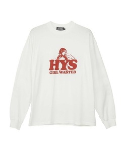 「HYSTERIC GLAMOUR」 長袖Tシャツ SMALL ホワイト メンズ