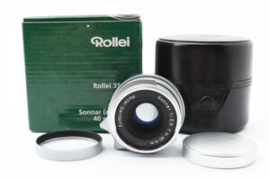 【訳アリ特価】 Rollei Sonnar 40mm F2.8 HFT 単焦点 レンズ L39 LEICA Lマウント ローライ ゾナー 箱付き 【現状品】 #6643