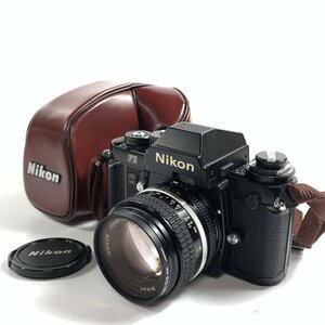 Nikon ニコン F3 フィルム一眼レフカメラ [レンズ:NIKKOR 50mm F1.4] ケース/レンズキャップ付き●簡易検査品