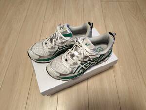 2024年購入美品 HIDDEN NY × ASICS GEL-NYC ホワイト グリーン ヒドゥンニューヨーク US10 28cm