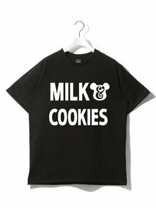 希少★新品【黒★サイズ3】NUMBER (N)INExBE@RTEE MILK & COOKIES TEE ミルクアンドクッキー Tシャツ ナンバーナイン 正規店購入 入手困難