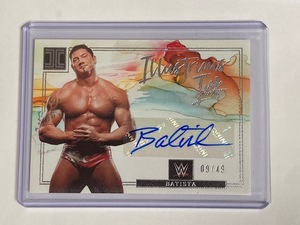 2023 Panini Impeccable WWE Illustrious Ink Batista /49 バティスタ 直筆サインカード