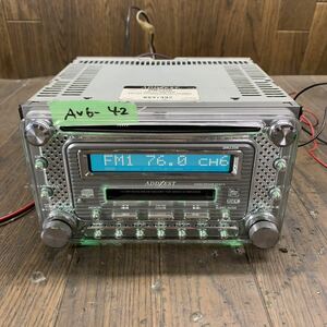 AV6-42 激安 カーステレオ ADDZEST DMZ356 0097992 MD FM/AM プレーヤー レシーバー 本体のみ 簡易動作確認済み 中古現状品