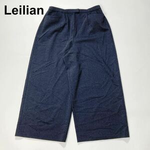 Leilian レリアン ワイドパンツ スラックス 幅太 大きいサイズ 13 XL レディース B82406-81