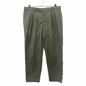 DOCKERS ワークパンツ チノパンツ W40 ドッカーズ ビッグサイズ コットン カーキ 古着卸 アメリカ仕入 2408-74