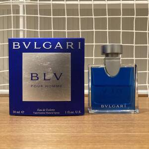 BVLGARI Eau de Toilette BLV POUR HOMME USED ブルガリ ブルー プール オム オーデトワレ 香水