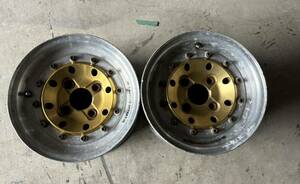 FURALCO RACING FORG 旧車ホイール13x6.5JJ / PCD114.3/4H/ OFF+15//2本セット　ガリ傷腐食あり