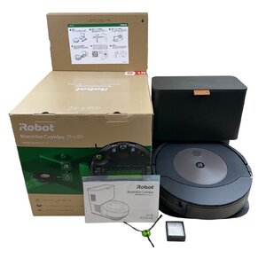 USED iRobot Roomba Combo アイロボット ルンバ コンボ j9+ SD 掃除機 床拭き ロボット 取説付 通電 動作確認済み クリーンベース 掃除