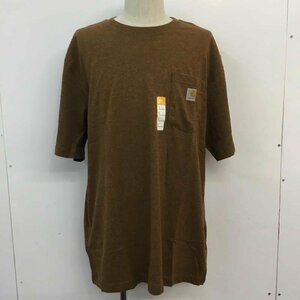 Carhartt L カーハート Tシャツ 半袖 T Shirt 茶 / ブラウン / 10056656