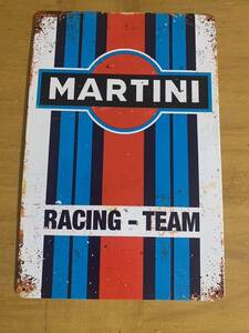 MARTINI RACING マルティニブリキ看板 アンティーク ガレージ アメリカンインテリア