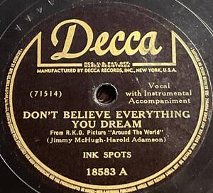 Decca Records INK SPOTS ・DON