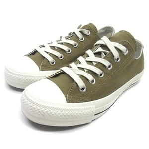 コンバース CONVERSE マーガレットハウエル MHL オールスター ローカット スニーカー キャンバス 1CL482 カーキ 24cm 美品 レディース