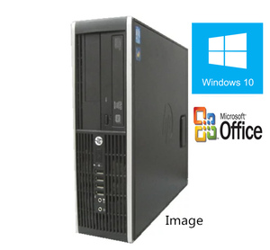 中古パソコン Windows 10 Pro 64Bit Microsoft Office Personal 2010付属 HP Compaqシリーズ Core i5/メモリ8G/HD1TB/DVD-ROM