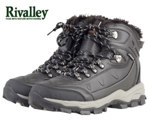 リバレイ RV アラスカDRYブーツ ブラック 25.5cm 5308 耐水 防寒 シューズ *サイズ注意 新品 Rivalley 双進 ウインターシューズ