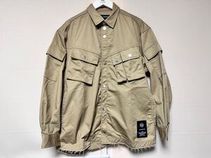 ＊美品＊ 即決 Mサイズ アンダーカバー GU ミリタリー ジャケット 長袖 長袖シャツ ベージュ UNDERCOVER ジーユー ほつれ オーバーサイズ