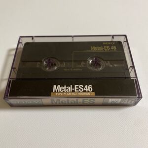 SONY Metal-ES TYPE Ⅳ 46 カセットテープ 中古品　メタルテープ　