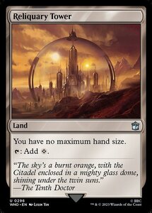 MTG ■土地/英語版■ 《聖遺の塔/Reliquary Tower》★FOIL★ ドクター・フー WHO