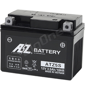 AZバッテリー 充電済 GROM MSX125 モンキー125 ソニック WAVE ウェーブ CLICK DREAM125 Fino グロム ATZ5S 互換 YTZ5S GTZ5S