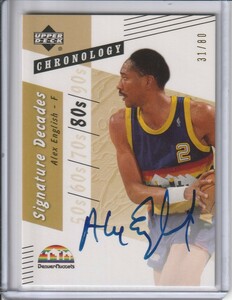 【ALEX ENGLISH】2006-07 UPPER DECK CHRONOLOGY 直筆サインカード 31/80