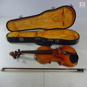 ▽バイオリン Kiso Suzuki Violin Copy of Antonius Stradivarus 1720 Anno 1980 No.150 ヴァイオリン 木曽スズキ 鈴木 箱付【20