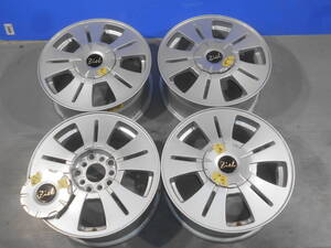 No.2185 中古15インチアルミホイール 社外 15×6.5JJ PCD100 114.3 マルチ 5穴