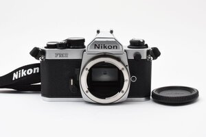 ★超美品　動作確認済★ NIKON ニコン　NEW FM2 シルバー フィルムカメラ　モルト新品交換済 防湿庫管理　#B845