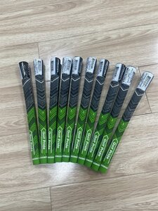 ゴルフプライド グリップ MCC プラス4 ミッドサイズ グリップ 10本セット black*green