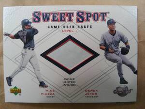 】UD 2001 SweetSpot】Mike Piazza/Derek Jeter●Base Card