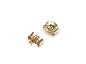 14KGF ピアス キャッチ 4.6×3.8mm[5コ販売] / 14K-566TMG