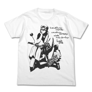 【新品/公式】銀魂 Mサイズ バイクと銀さんTシャツ/WHITE 公式グッズ colleize