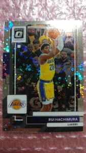 送込即決 2022-23 Panini Donruss Optic Holo Fast Break Prizm #170 Rui Hachimura 八村塁 ファーストレイカーユニ ホロファストブレイク