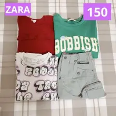 まとめ売り❤️150 長袖　トレーナー　トップス　ZARA 女の子　秋冬　スカート