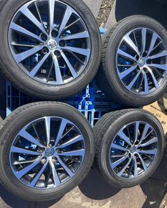 トヨタ クラウン 純正 アルミホイール 17x7J +40 215/55R17 ノーマルタイヤホイール　4本セット　　溝あり