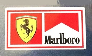 数量限定セール品　　Ferrari 　Marlboro　ステッカー①