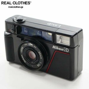 【難有り】Nikon/ニコン L35 AD 35mm 1:2.8 コンパクトフィルムカメラ フラッシュ/シャッター確認済み /000